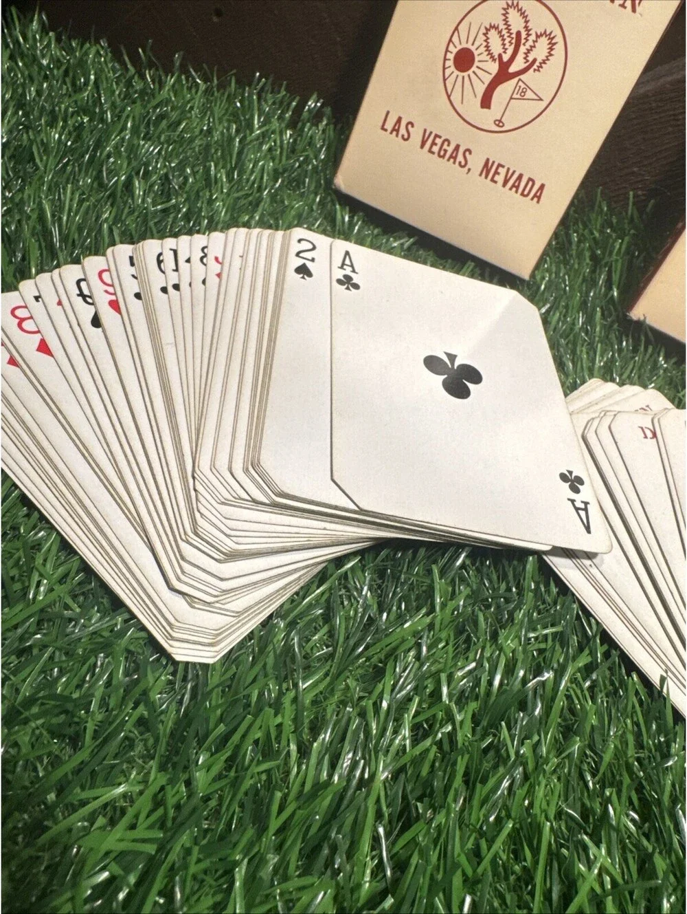 VTG Desert Inn Las Vegas 2 Deck Cards Cancelled Golf Logo